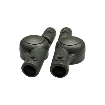 Regulacja podnóżka w spacerówce TAKO, okrągły - okrągły, komplet (2szt) SZARA